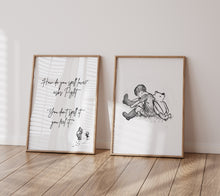 Load image into Gallery viewer, Winnie the pooh set of 2 love quote
