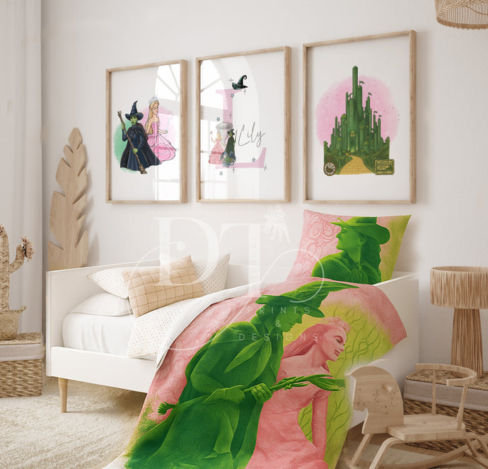 Wicked-Inspired Theme Musical Wall Prints