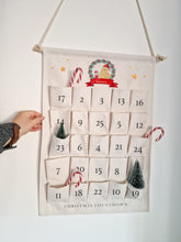 Load image into Gallery viewer, Winnie &amp; Piglet Hanging Christmas Countdown Canvas advent calendar
