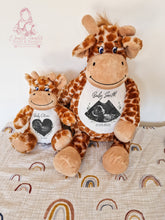 Load image into Gallery viewer, Giraffe Teddy Baby Scan - Pregnancy Announcement - Baby Gift

