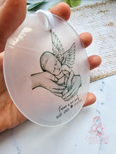 Load image into Gallery viewer, Memorial Christmas Decoration - Baby loss - Grief - Infant loss - Angel wings Christmas Bauble - Miscarriage Christmas gift

