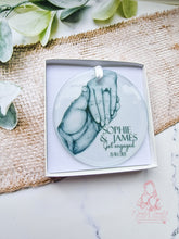 Load image into Gallery viewer, Engaged - Proposal - Engagement Gift- Christmas Ornament
