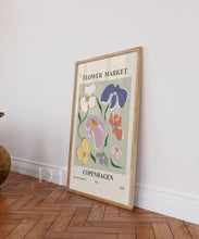 Load image into Gallery viewer, Colourful Set of 3 Flower Market - Home Wall Art - Boho - Modern Home decor
