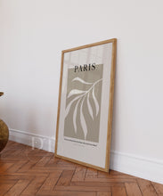Load image into Gallery viewer, Paris inspired by Henri Matisse Abstract Beige Minimalist Poster

