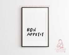 Load image into Gallery viewer, BON APPETIT- Kitchen Home Decor print - Gallery wall
