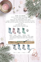 Load image into Gallery viewer, SCANDI FAMILY STOCKING FIRE PLACE - PERSONALISED CHRISTMAS PRINT
