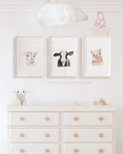 Load image into Gallery viewer, BABY FARM ANIMALS NURSERY PICTURES GENDER NEUTRAL FARM THEME POSTERS - BABY ANIMALS - HOME WALL ART - FARM HOUSE - BABY SHOWER IDEAS
