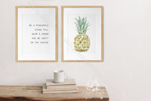 Load image into Gallery viewer, Be A Pineapple Set Of 2 Affirmations Stand Tall Prints
