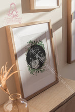 Load image into Gallery viewer, Eucalyptus Wreath Baby Scan Art - Ultra Sound- Mothers Day
