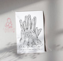 Load image into Gallery viewer, Family Hands- Married - Back Of Hands
