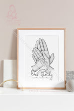 Load image into Gallery viewer, Family Hands- Palms - Dog Cat Paw
