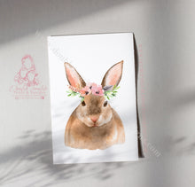 Load image into Gallery viewer, Floral Woodland Prints Set Of 3 Forest Friends Nursery Decor Animal
