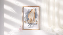 Load image into Gallery viewer, Gift For Mum// Mom &amp; Children Custom Painting// Mothers Day Hand Print

