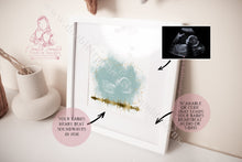 Load image into Gallery viewer, Heartbeat Ultrasound Baby Scan Soundwaves Qr Code
