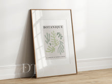 Load image into Gallery viewer, BOTANIQUE - Henri Matisse inspired greenery neutral modern art poster
