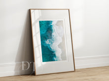 Load image into Gallery viewer, Turquoise crashing waves Photograph

