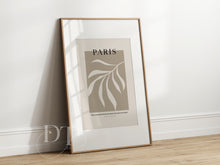 Load image into Gallery viewer, Paris inspired by Henri Matisse Abstract Beige Minimalist Poster
