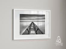 Load image into Gallery viewer, Landscape Jetty Monochrome Print
