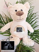 Load image into Gallery viewer, Large Teddy Bear Baby Scan - Pregnancy Announcement - Baby Gift
