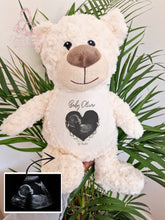Load image into Gallery viewer, Large Teddy Bear Baby Scan - Pregnancy Announcement - Baby Gift
