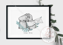 Load image into Gallery viewer, Newborn Gift Personalised Baby Foot
