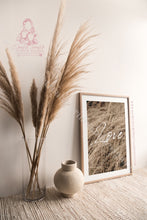 Load image into Gallery viewer, Pampas Love Script Home Print

