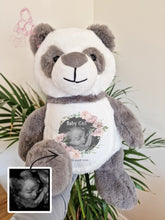 Load image into Gallery viewer, Large Teddy Panda Baby Scan - Pregnancy Announcement - Baby Gift
