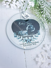 Load image into Gallery viewer, Video Qr Code Bumps First Christmas Baby Scan Ultrasound Ornament
